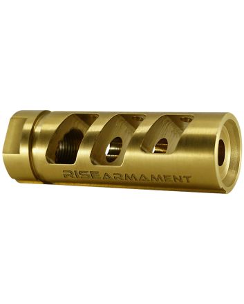 Rise Armament RA701223TIN RA-701Gold Nitride Titanium with 1/2"-28 tpi Threads for 22 Cal