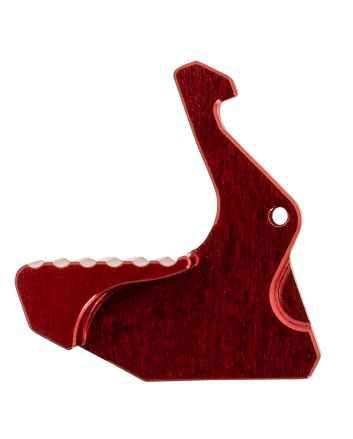Rise Armament RA212GIRR Extended Charging Handle Latch RA-212 RISE Red Aluminum fits Mil-Spec AR Charging Handles