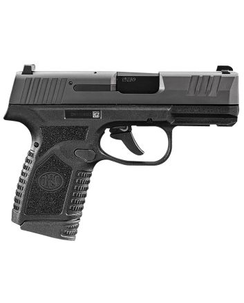 FN 66101408 ReflexMicro-Compact Frame 9mm Luger 15+1/11+1, 3.30" Black Target Crown Steel Barrel, Black PVD Serrated Steel Slide &amp; Polymer Frame w/Picatinny Rail, Ambidextrous
