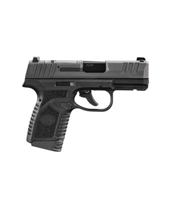 FN 66101414 Reflex MRD Micro-Compact Frame 9mm Luger 10+1, 3.30" Black Target Crown Steel Barrel, Black PVD Optic Ready/Serrated Steel Slide &amp; Polymer Frame w/Picatinny Rail, Ambidextrous