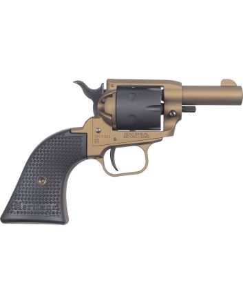Heritage Mfg BK22A2 Barkeep22 LR 6 Shot 2.68" Burnt Bronze Cerakote Barrel, Burnt Bronze Cerakote w/Black Accents Frame, Black Cerakote Cylinder, Black Star Polymer Grip