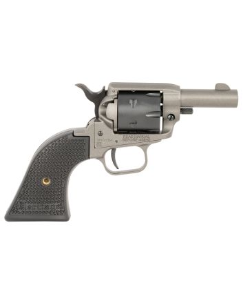 Heritage Mfg BK22C2 Barkeep22 LR 6 Shot 2.68" Tungsten Gray Cerakote Barrel, Tungsten Gray Cerakote w/Black Accents Frame, Black Cerakote Cylinder, Black Star Polymer Grips