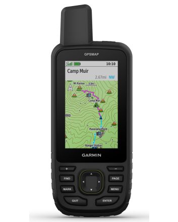 Garmin 0100281300 GPSMAP 67 Maps Up to 32GB/MicroSD Card Memory Black 3" Transflective Colot TFT Display, Compatible w/ Garmin Explore App &amp; Garmin Connect Mobile Features Preloaded Maps
