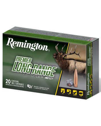 Remington Ammunition R28829 Premier Long Range 7mmPRC 175gr Speer Impact 20 Per Box/10 Case