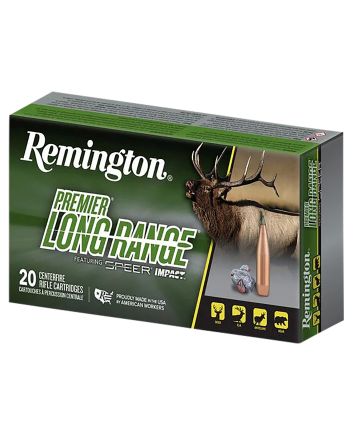 Remington Ammunition R28830 Premier Long Range 300PRC 215gr Speer Impact 20 Per Box/10 Case