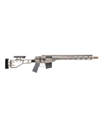 Q LLC MINIFIX55616INGRAY Mini Fix5.56x45mm NATO 16" Tapered Barrel, Gray, Fully Adjustable Folding Stock, Magpul K Grip, 15" Q-Sert Handgaurd, AR/M4 Style Mag, Cherry Bomb Brake, Ambi Controls