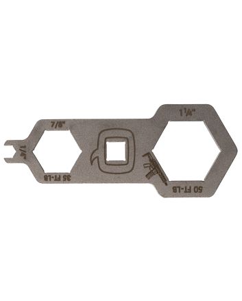 Q LLC TOOLMULTIHB Honey Badger Multi-Tool Silver Stainless Steel