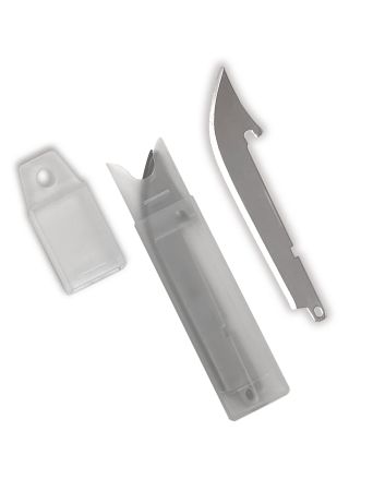 AccuSharp 742C Replaceable Blade Razor Replacement Blades 3.50" Stainless Steel Blade 6 Blades