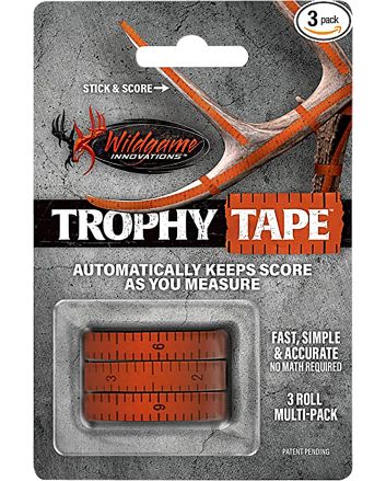 Wildgame Innovations WLD424 Trophy TapeOrange 200" Long 3 Rolls Per Pack