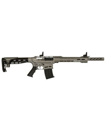 Howa CBOSS2512TG Boss-2512 Gauge Semi-Auto 3" 5+1 18.75" Black Steel Threaded Barrel, Tungsten Gray Picatinny Rail Receiver, Black Adj Comb Synthetic Stock, Black Finger Groove Grip