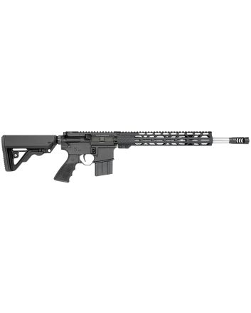 Rock River Arms 450B1562V1 LAR-15M All Terrain Hunter 450 Bushmaster 5+1 16" Stainless Barrel, Black Rec, 13" M-LOK Handgaurd, OEM Operator CAR Stock &amp; Muzzle Brake, Hogue Rubber Grip