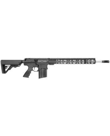 Rock River Arms 65C1534BT LAR-BT3 Predator HP 6.5 Creedmoor 20+1 20" Stainless Fluted Barrel, Black Billet Rec, OEM Operator CAR Stock &amp; Operator Brake, 17" M-LOK Handguard, Hogue Rubber Grip