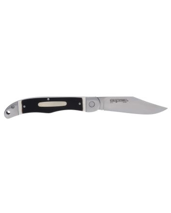 Cold Steel CS20NPM1Z Ranch Boss II 4" Folding Clip Point Plain Satin Polished/5.25" Faux Sawed Bone Handle