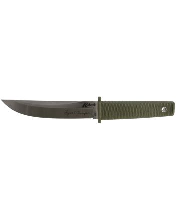 Cold Steel CS17TAA Kobun Lynn Thompson Signature 5.50" Fixed Tanto Plain AUS-8A SS Blade/4.38" OD Green Kray-Ex Handle Includes Sheath