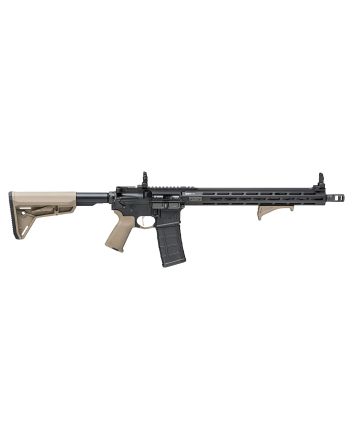 Springfield Armory STV916556FPLC SAINT Victor 5.56x45mm NATO 10+1 16", Black Rec, FDE Magpul SL Stock &amp; Grip, Flip-Up Sights, Includes Magpul Angled Grip