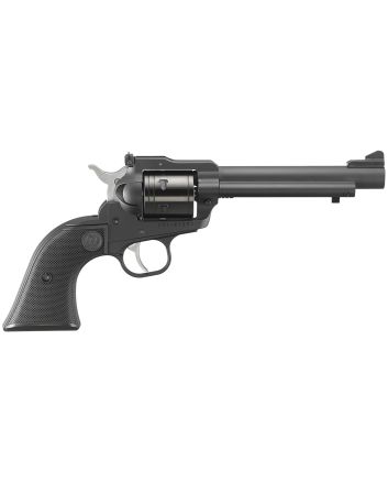 Ruger 2032 Super Wrangler22LR/22 WMR 6 Shot 5.50" Black Cerakote Steel Barrel &amp; Frame, Black Cylinder, Black Checkered Polymer Grip, Transfer Bar Safety, Exposed Hammer
