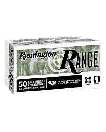 Remington Ammunition R27781 Range40S&amp;W 180gr Full Metal Jacket 50 Per Box/20 Case