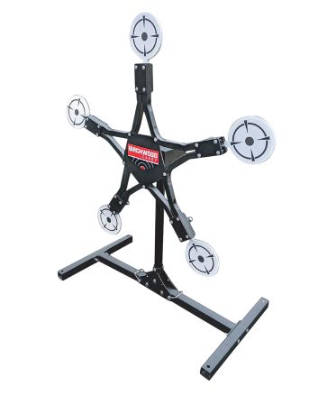 Birchwood Casey TXSPT Texas Star Plinking Target Handgun/Rifle/Shotgun Black/Gray AR500 Steel Star 0.37" Thick Standing