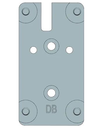 Beretta USA EUS03050 90/92Silver, Fits Beretta 90/92 RDO Burris FastFire/Vortex Venom/Docter Pattern Footprint Mount