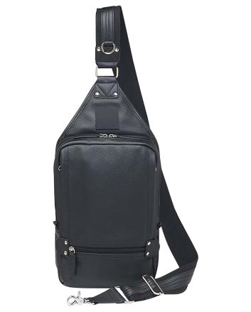 Gun Tote'n Mamas/Kingport GTM108BK Sling BackpackBlack Leather Includes Standard Holster