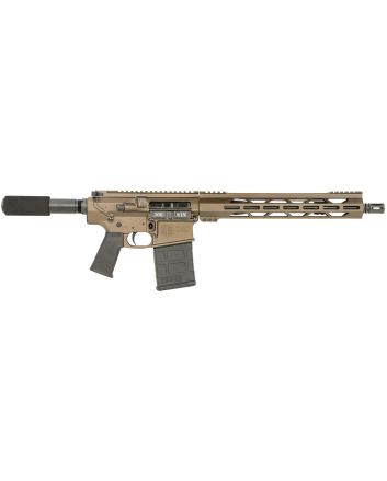 Diamondback DB1222C071 DB10308 Win 20+1 13.50", Midnight Bronze, Carbon Lower, 9" M-LOK Handguard, Black Padded Buffer Tube/Magpul Grip