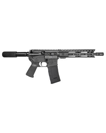 Diamondback DB1915B001 DB15300 Blackout 28+1 10", Black, Carbon Lower, 9" M-LOK Handguard, Padded Buffer Tube, Magpul Grip