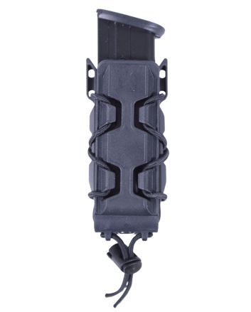 High Speed Gear 16PT01BK TACO V2 Mag Pouch Single, Black Polymer, Belt Clip/MOLLE U-Mount, Compatible w/ Pistol Mags