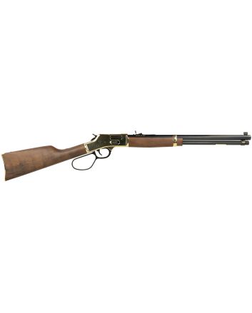 Henry H006GCL Side Gate45 Colt (LC) 10+1 20" Blued Octagon Barrel, Polished Brass Rec, American Walnut Stock, Adj. Sight, Large Loop Lever