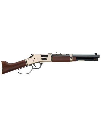 Henry H006GML Mare's Leg Side Gate 44 Mag/44 Special 5+1 12.90" Blued Octagon Barrel, Polished Hardened Brass Receiver, American Walnut Furniture