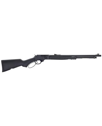 Henry H009X-360BH X ModelFull Size 360 Buckhammer 5+1 21.37" Blued Steel Barrel, Blued Drilled &amp; Tapped Stainless Steel Receiver, Fixed Black Synthetic Stock, Right Hand