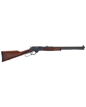 Henry H009G-360BH Side GateFull Size 360 Buckhammer 5+1 20" Blued Stainless Steel Barrel, Blued Drilled &amp; Tapped Stainless Steel Receiver, Fixed American Walnut Stock, Right Hand