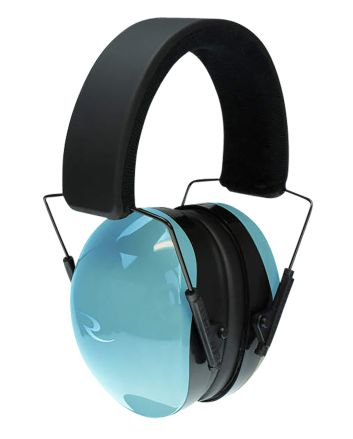 Radians TR0320CS TRPX Muff 29 dB Over the Head Aqua Blue/Black Adult 1 Pair