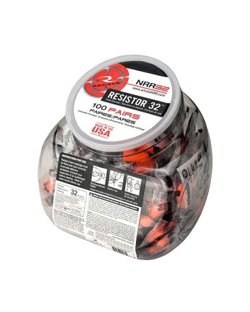 Radians FP8000RD/100 Foam Ear Plugs32 dB In The Ear Orange
