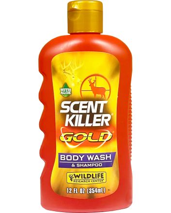 Wildlife Research 1240 Scent Killer Gold Body Wash/Shampoo Odor Eliminator 12 oz Bottle