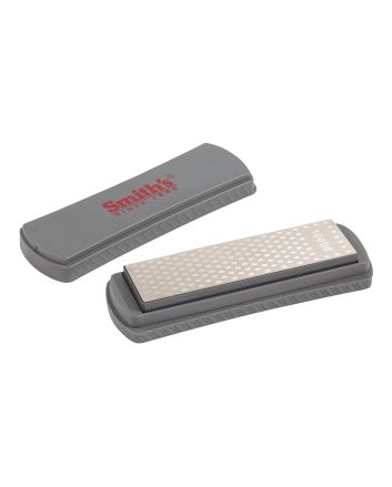 Smiths Products 51312 DualGrit Double-Sided Sharpening Stone 6" Diamond Sharpener Medium/Fine Gray