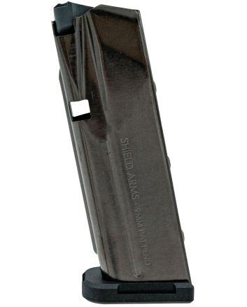 Shield Arms SAS15BLKNGEN3 S15 Magazine Gen 3 15rd Flush 9mm Luger Fits Glock 48/43X Black Nickel Steel