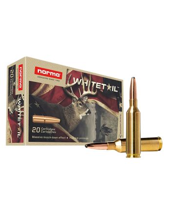 Norma Ammunition 20166592 Dedicated Hunting Whitetail 6.5PRC 140gr Pointed Soft Point 20 Per Box/10 Case