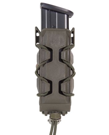 High Speed Gear 16PT01OD TACO V2 Mag Pouch Single, OD Green Polymer, Belt Clip/MOLLE U-Mount, Compatible w/ Pistol Mags