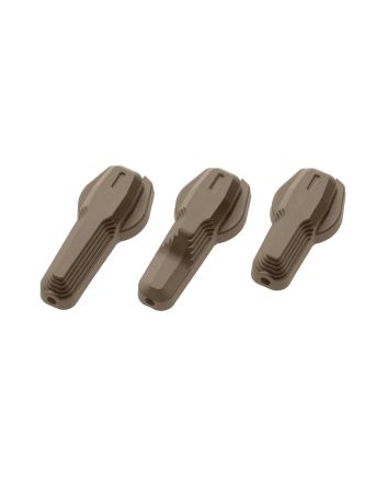 Magpul MAG1254-FDE ESK Safety Selector FDE Polymer/Steel, Ambi 60/90 Degree Options, Fits AR-Platform