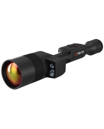 ATN TIWST51275LRF Thor 5 XD LRF Thermal Rifle Scope Black Anodized 3-30x Smart Mil Dot Reticle, Zoom 1280x1024 12 Micron 60 fps Resolution, Features Laser Rangefinder