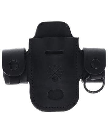 1791 Gunleather HDASSLBLKA EDC Heavy Duty Solo Action Snap OWB Black Leather Belt Loop Ambidextrous