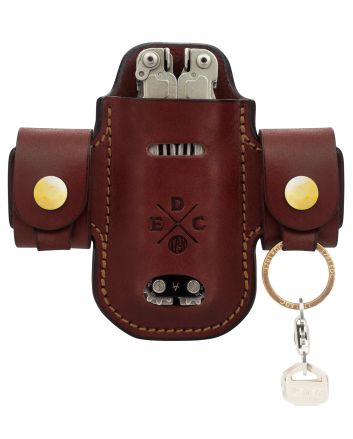 1791 Gunleather HDASSLCHNA EDC Heavy Duty Solo Action Snap OWB Chestnut Leather Belt Loop Ambidextrous