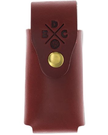 1791 Gunleather HDESSLSCHNA EDC Heavy Duty Easy Slide OWB Chestnut Leather Belt Slide Ambidextrous