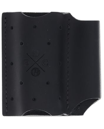 1791 Gunleather ACDUOBLKA EDC Action Clip Duo OWB Black Leather Belt Clip Ambidextrous