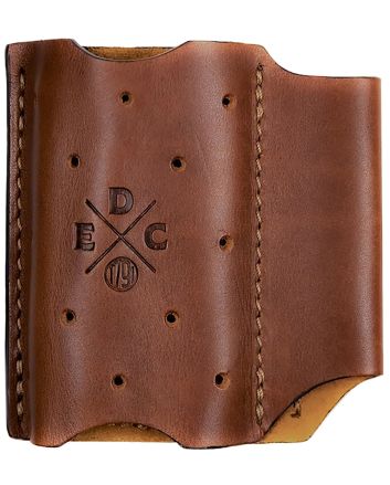 1791 Gunleather ACDUOCHNA EDC Action Clip Duo OWB Chestnut Leather Belt Clip Ambidextrous