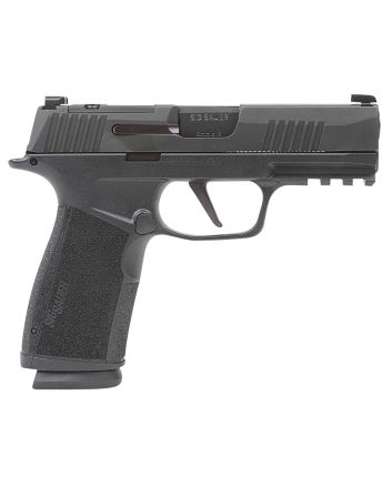 Sig Sauer 365XCA9BXR3 P365-XMACROCompact 9mm Luger 17+1 3.70" Black Barrel, Black Nitron Optic Ready/Serrated Slide &amp; Frame w/Picatinny Rail, Black Polymer w/Interchangeable Backstrap Grip
