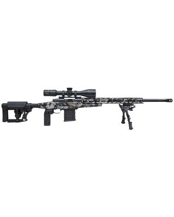 Howa HCRA65CSKY M1500 APC Chassis 6.5 Creedmoor 24" Heavy Barrel 10+1 (3), Kryptek Skyfall Camo, Luth-AR MBA-4 Stock with Aluminum Chassis, 4-16x50 Scope, Bipod &amp; 2 Grips