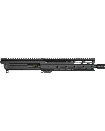 CMMG 99B80E4AB Dissent9mm Luger 10.50", Left Side Charging Handle, Armor Black, Zeroed Linear Comp, 9.60" M-LOK Handguard, Picatinny End Plate, Fits AR-Platform