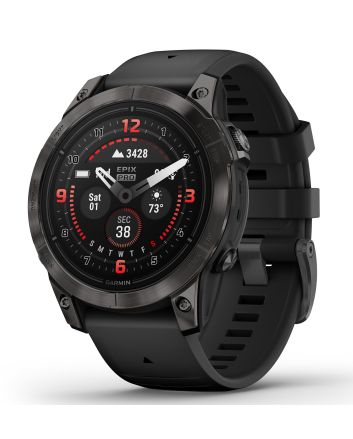 Garmin 0100280310 epix Pro Gen 2 Sapphire Edition GPS/Smart Features 32GB Memory, Black, Band Size 47mm, Compatible w/ iPhone/Android