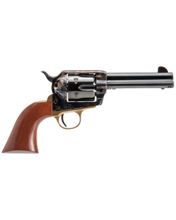 Cimarron PPP9MM Pistolero9mm Luger 6 Shot, 4.75" Blued Barrel &amp; Cylinder, Color Case Hardened Frame, Walnut Grip